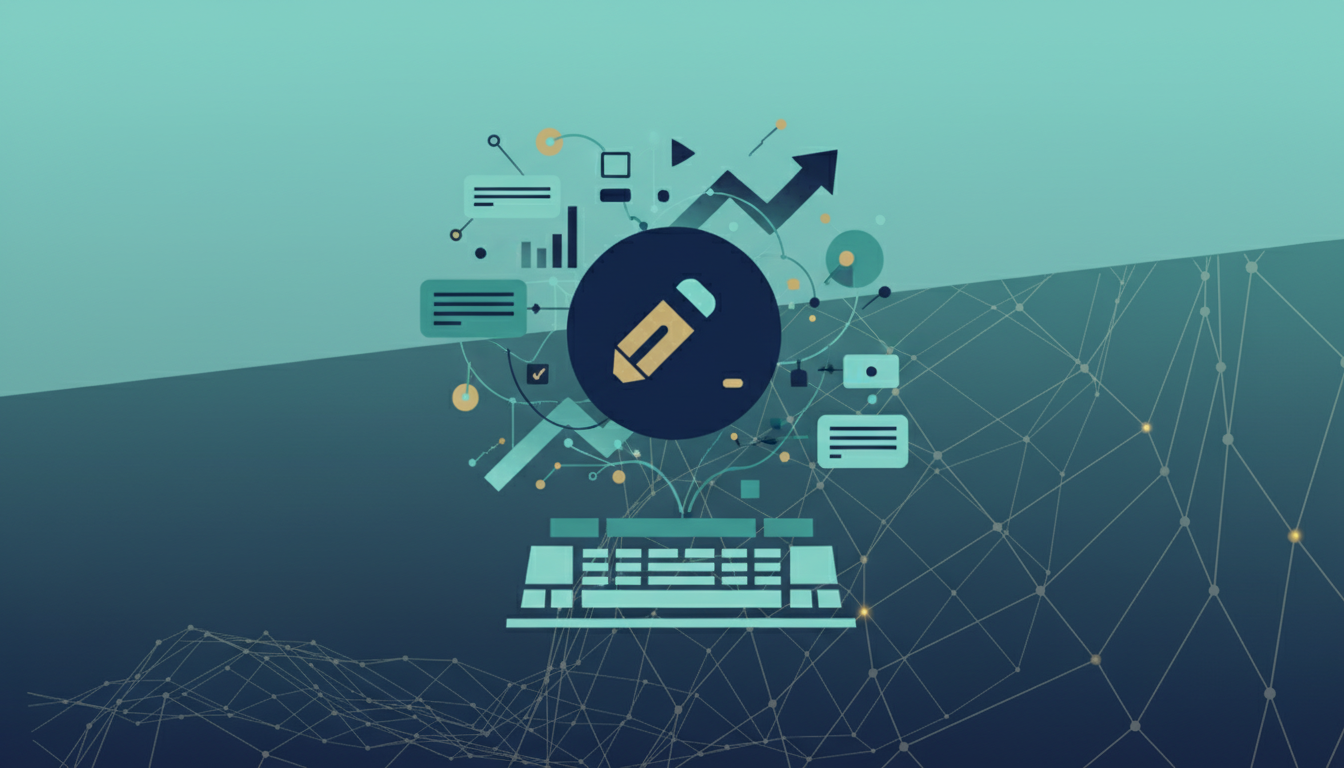 AI-generated illustration for writing is everything for your career